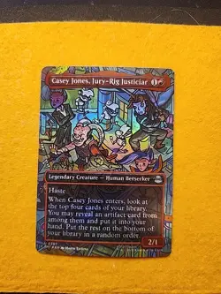 Casey Jones, Jury-Rig Justiciar (Borderless) Teenage Mutant Ninja Turtles Foil - Image 1