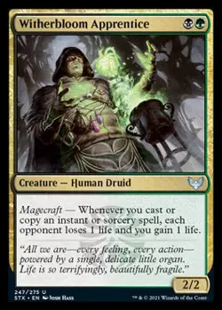 Witherbloom Apprentice [Strixhaven: School of Mages] Lightly Played Foil - Image 1