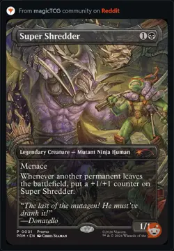 MTG TMT Super Shredder Spotlight Series Promo Nonfoil - Image 2
