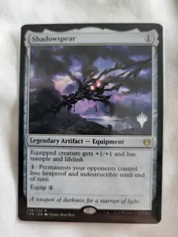 Magic: The Gathering -Mtg- Shadowspear - Theros Beyond Death RARE PROMO - N.Mint - Image 3