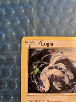 Pokemon TCG Lugia 78/124 Fates Collide Cracked Ice Holo Card NM - Image 4
