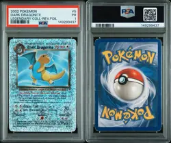 PSA 1 2002 Pokemon Legendary Collection Dark Dragonite 5/110 Reverse Holo - Image 4