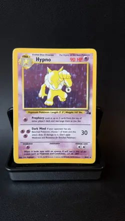 Hypno 8/62 Fossil Holo Pokemon Card WOTC LP - Image 1