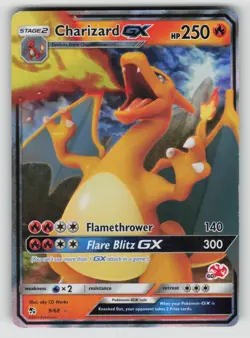 Charizard GX 9/68 Holo Rare GX Hidden Fates Pokemon LP - Image 1