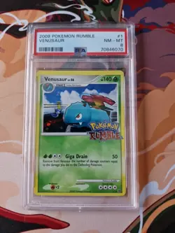 PSA 8 venusaur 1/16 pokemon rumble - Image 1