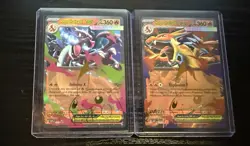 Pokemon TCG - Mega Charizard X ex + Mega Charizard Y ex 2 Card Promo Set | NM - Image 1