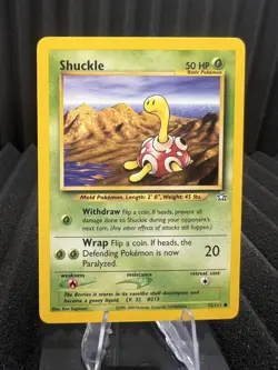 Shuckle 72/111 - Neo Genesis Unlimited Edition - WOTC Pokemon LP - Image 1