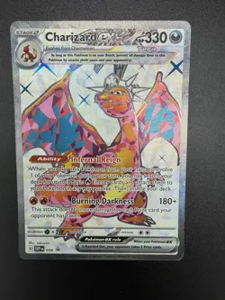 Pokemon TCG S&V Obsidian Flames Charizard EX #056 - MP Condition - Image 3