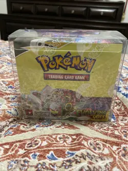 Pokemon TCG Evolving Skies Booster Box New Sealed with Acrylic Case Sword Shield - Image 1