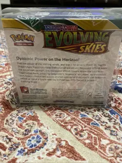 Pokemon TCG Evolving Skies Booster Box New Sealed with Acrylic Case Sword Shield - Image 3