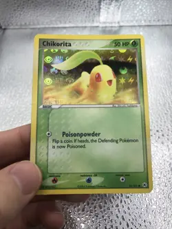 Chikorita 55/101 Hidden Legends Reverse Holo English Pokemon - Image 1
