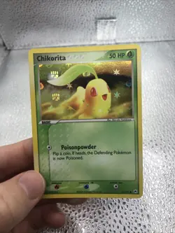Chikorita 55/101 Hidden Legends Reverse Holo English Pokemon - Image 2