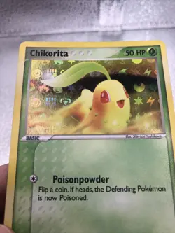 Chikorita 55/101 Hidden Legends Reverse Holo English Pokemon - Image 3