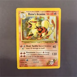 Pokemon Blaine's Arcanine Gym Challenge Holo 11/132 - Image 1