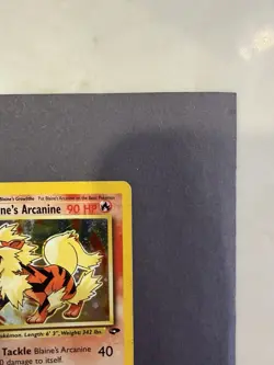 Pokemon Blaine's Arcanine Gym Challenge Holo 11/132 - Image 4