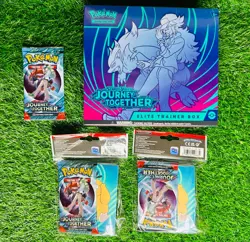 Pokemon Journey Together Elite Trainer Box ETB Sealed + 3 JT Booster Packs - Image 1