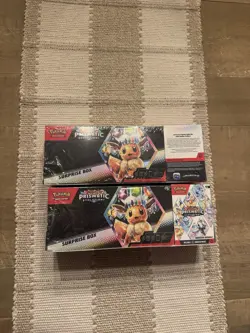 Pokemon TCG Prismatic Evolutions Surprise Box and Booster Bundle Sealed lot of 2 - Image 1
