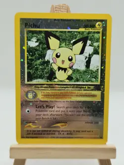 Pokemon Pichu #35 Reverse Holo Black Star Promo WOTC - Image 1