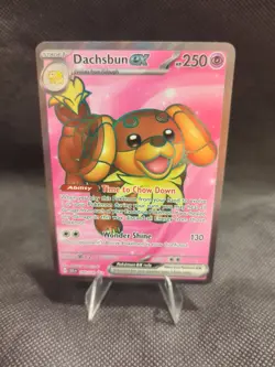 Pokemon TCG Dachsbun EX #160/142 Stellar Crown Ultra Rare - Image 1