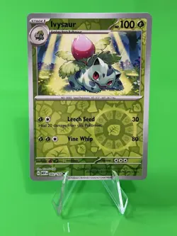 ⭐⭐⭐Pokemon Ivysaur Scarlet & Violet 151 Reverse Holo 002/165 English NM!!!⭐⭐⭐ - Image 1