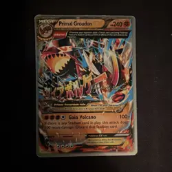 Pokemon Primal Groudon EX Ultra Rare Holo 86/160 XY Primal Clash 240 HP Omega - Image 1