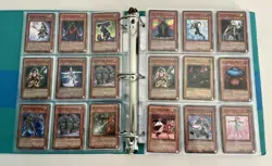 Yugioh Vintage 9 Foil/350 Card Binder Lot Dark Magician Blue-Eyes Red-Eyes 2002 - Image 5