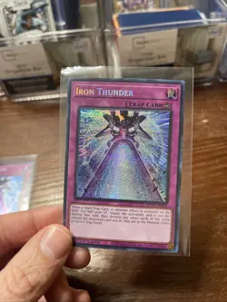 Yu-Gi-Oh Iron Thunder Prismatic Secret Rare PSR MP25-EN058 Mega-Pack 1st Edition - Image 2
