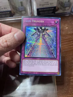 Yu-Gi-Oh Iron Thunder Prismatic Secret Rare PSR MP25-EN058 Mega-Pack 1st Edition - Image 3