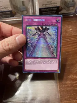 Yu-Gi-Oh Iron Thunder Prismatic Secret Rare PSR MP25-EN058 Mega-Pack 1st Edition - Image 4