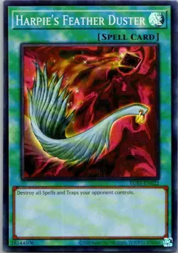 Harpie's Feather Duster Super Rare Egyptian God Deck: Obelisk the Tormentor EGO1 - Image 1