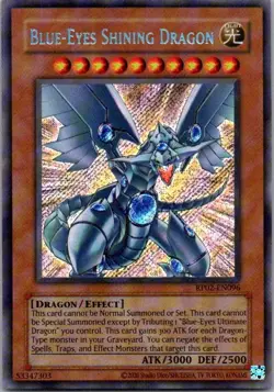 Blue-Eyes Shining Dragon Super Rare Yu-Gi-Oh! The Movie Promo Set MOV-EN001 NM - Image 1