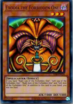 Exodia the Forbidden One Ultra Rare Legend of Blue Eyes White Dragon (25th Anniv - Image 1