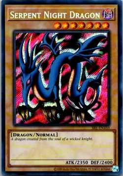 Serpent Night Dragon Secret Rare Spell Ruler (25th Anniversary Edition) SRL-EN10 - Image 1