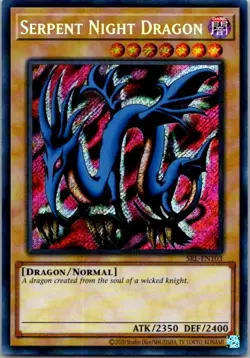Serpent Night Dragon Secret Rare Spell Ruler (25th Anniversary Edition) SRL-EN10 - Image 1