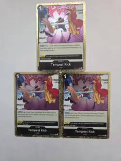 ONE PIECE TCG: Tempest Kick OP07-096 x3 Rare | 500 Years in the Future🔥 - Image 1