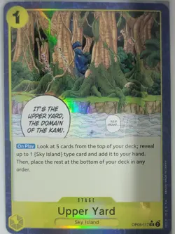 UPPER YARD - One Piece OP05-117 UC Alt Art Textured Holo - Image 1