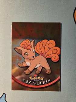 [VLP] Vulpix Foil - 1999 Topps Series 1 Blue Logo #37 Pokemon Card TCG - Image 1