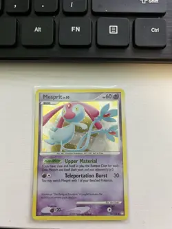Pokemon Mesprit 14/123 Mysterious Treasures Holo Rare 60 HP Teleportation Burst - Image 1