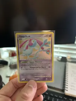 Pokemon Mesprit 14/123 Mysterious Treasures Holo Rare 60 HP Teleportation Burst - Image 2