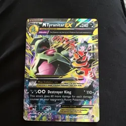 Pokemon TCG M Tyranitar EX Ultra Rare Card Ancient Origins 43/98 - Image 1