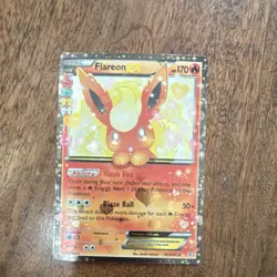 Pokemon Flareon EX Full Art Ultra Rare Radiant Collection RC6/RC32 Holo - Image 1
