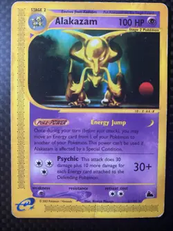 Pokemon TCG Alakazam 2/144 Skyridge Non-Holo HP - Image 1
