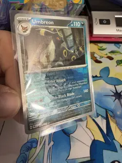 Shift error Pokemon Umbreon Pokeball Sv: Prismatic Evolutions Rare Holo 059/131 - Image 1