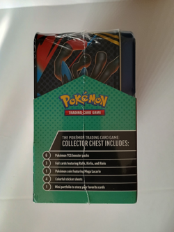 2025 POKEMON TCG COLLECTOR TREASURE CHEST LUNCH BOX TIN New / Sealed - Image 2