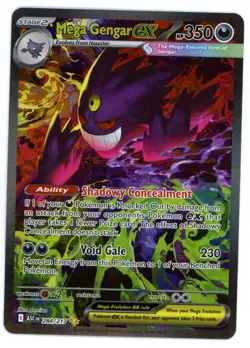MEGA GENGAR EX Pokemon Evolution Ascended Heroes #284 Special Illustration Rare - Image 1