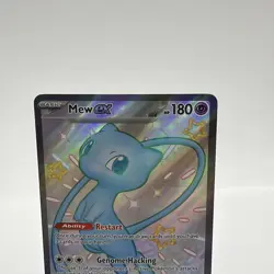 Mew ex 216/091 Shiny Ultra Rare Paldean Fates Holo NM Pokemon TCG - Image 2