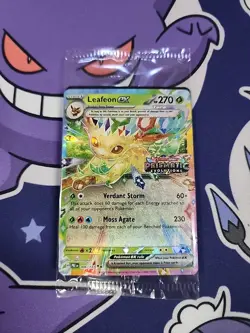 Pokemon Leafeon EX 006/131 Prismatic Evolutions Stamp Promo Sealed - Image 3