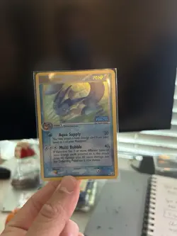 Pokemon TCG Vaporeon 19/115 Unseen Forces Holo 70 HP Aqua Supply Multi Bubble - Image 2