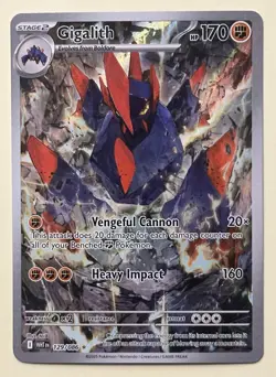 Pokemon TCG Gigalith 129/086 White Flare IR English 2025 - Image 1