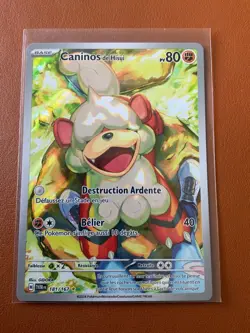 Carte CANINOS 181/167 Pokemon Mascarade Crepusculaire EV06 TWM FR Neuf NM - Image 1